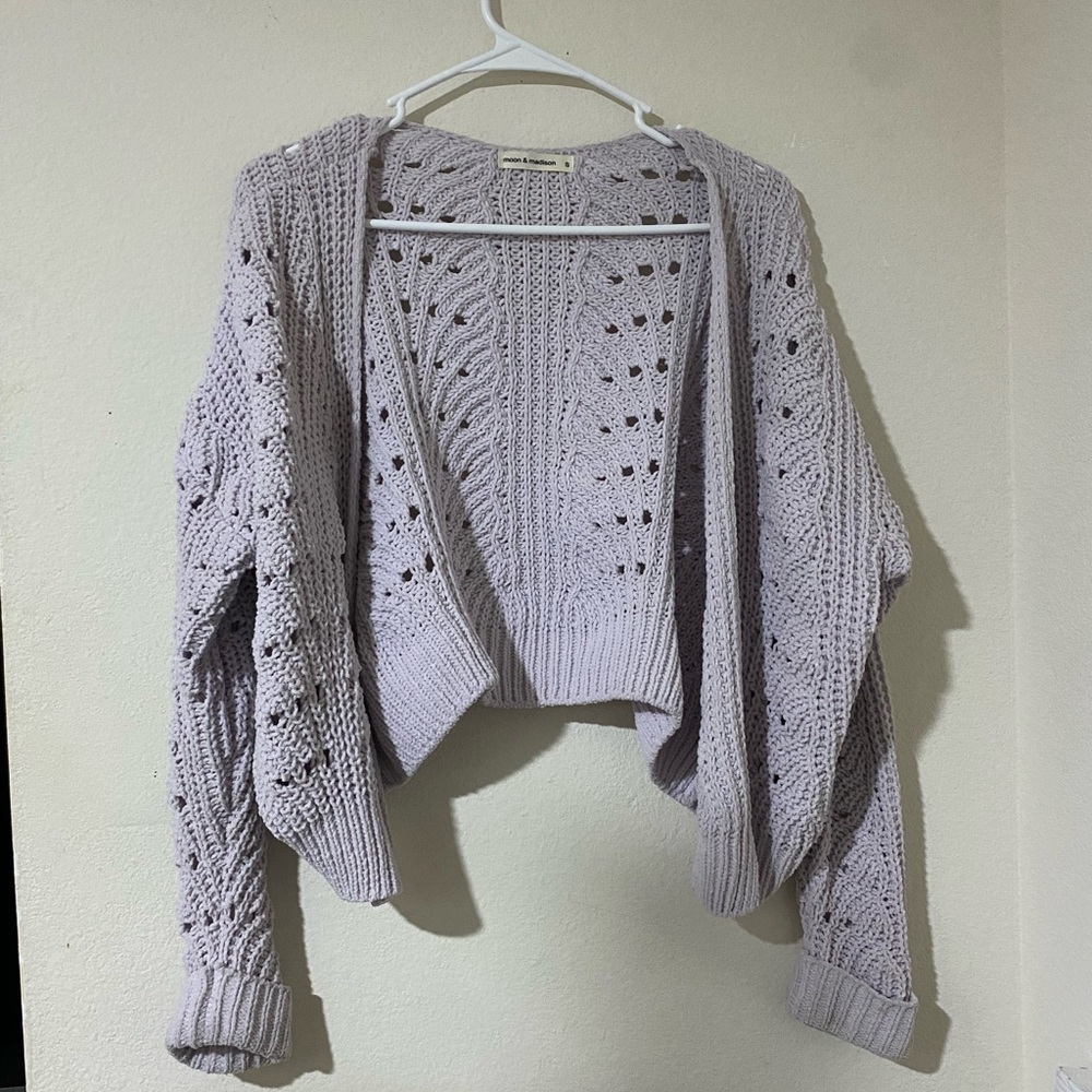 Women's Lavender Knit Sweater